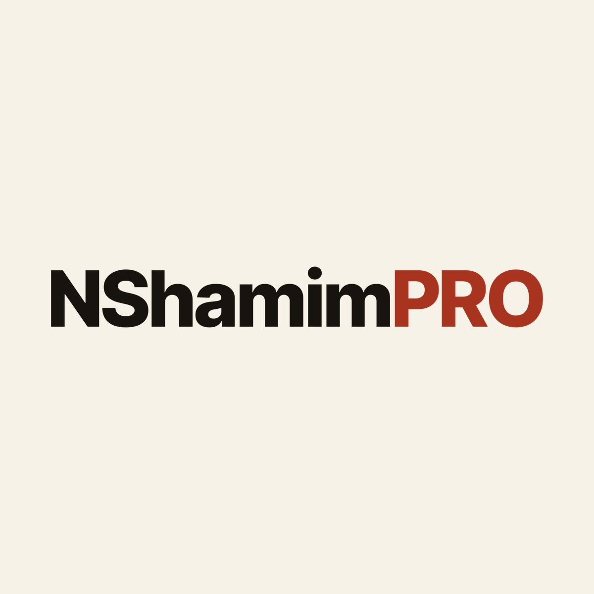 NShamimPRO স্কয়ার লোগো, হালকা